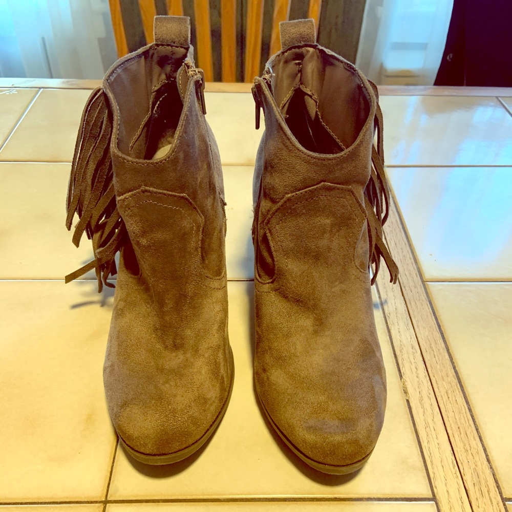 Ladies Fringe Booties
